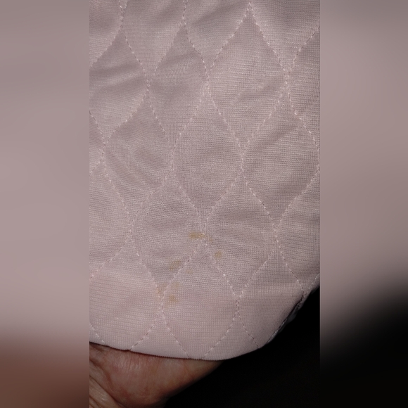 Vintage Leisure Life Pink Quilted Robe with Pockets - Picture 14 of 14